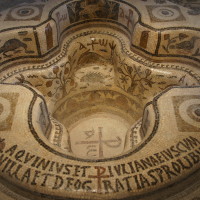 A_stunning_mosaic_baptismal_font_from_the_Byzantine_era_now_in_the_Bardo_Museum_-_Tunis_Tunisia.